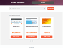 Tablet Screenshot of portail-reduction.com